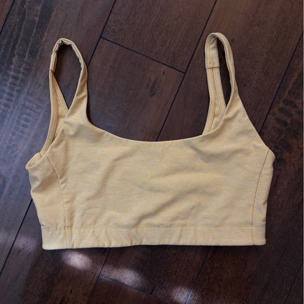 Outdoor Voices Yellow Sports Bra Size S